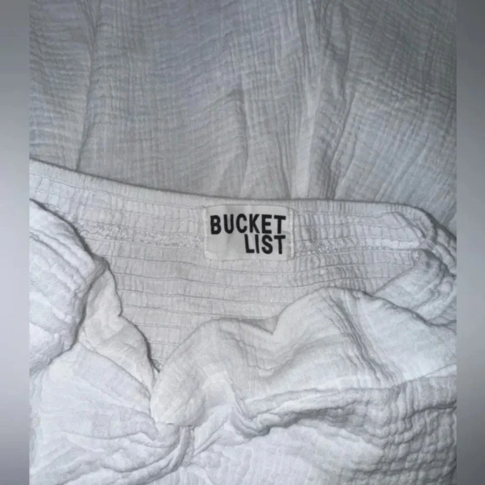 Bucketlist Wide Leg Tube Solid Jumpsuits - White - Picture 5 of 7
